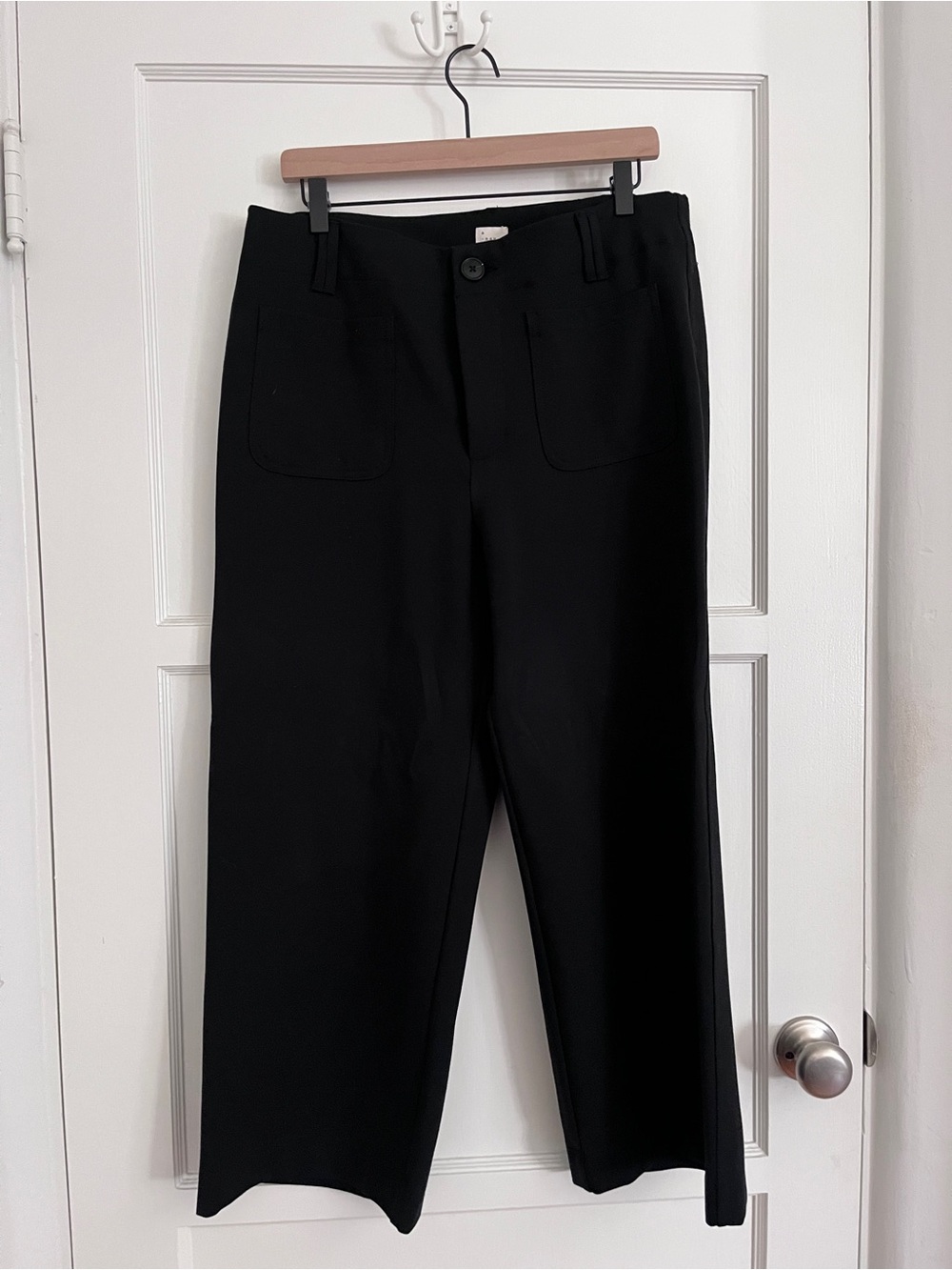 a new day - Target. Black Wide-Leg Pants.